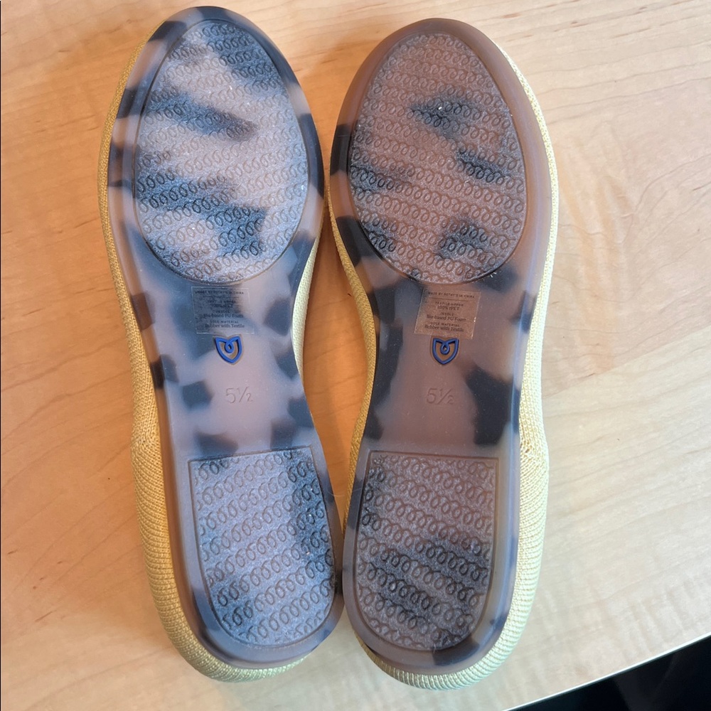 🆕 ROTHY’S The Flat Shoe Butter Yellow Color - Picture 5 of 7